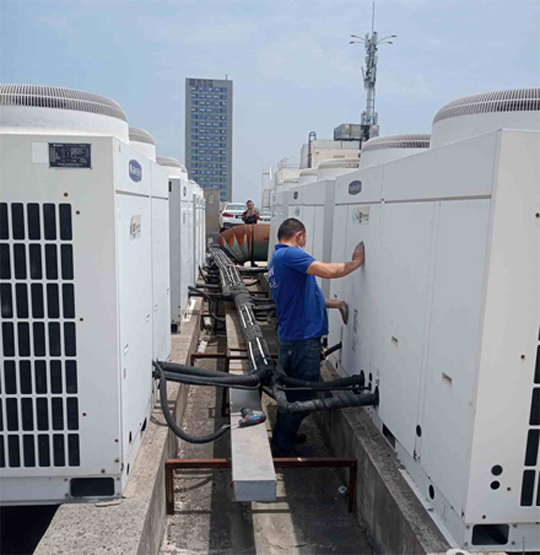 金坛中央空调制热和不制冷系统维修方法